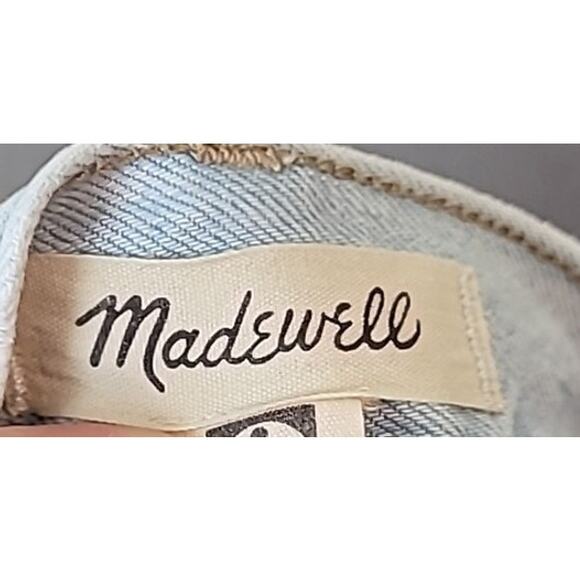 Madewell The 90s Mid-Length Jean Shorts Women’s 24 Raw Hem Denim - Picture 5 of 11